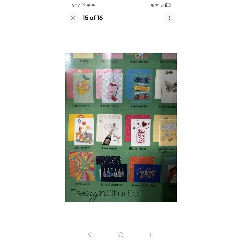 PRO4ALL Hand Crafted All Occasion Greeting Card Collection, 40-count NEW MODEL